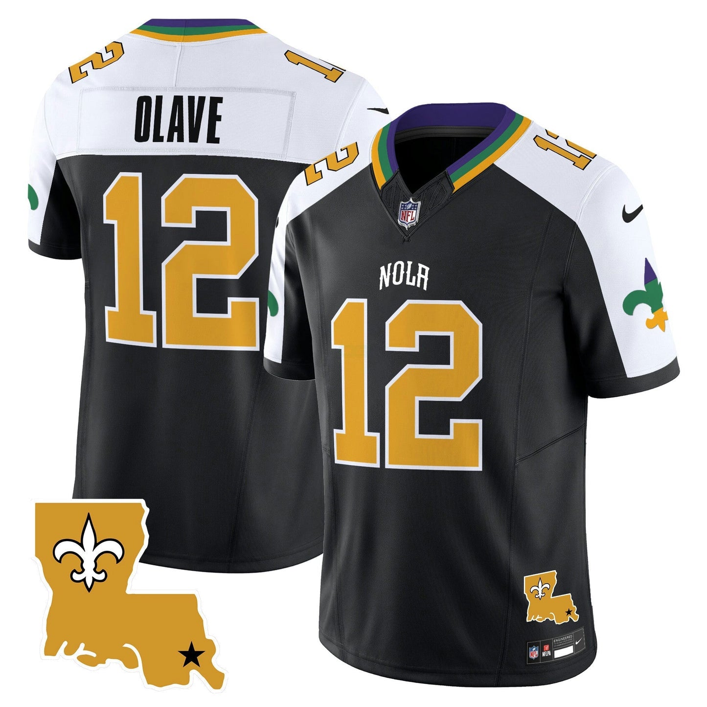 Camisa NFL Men’s 2025 New Orleans City Vapor Limited Jersey