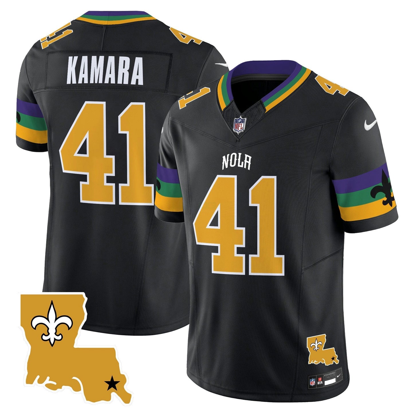 Camisa NFL Men’s 2025 New Orleans City Vapor Limited Jersey