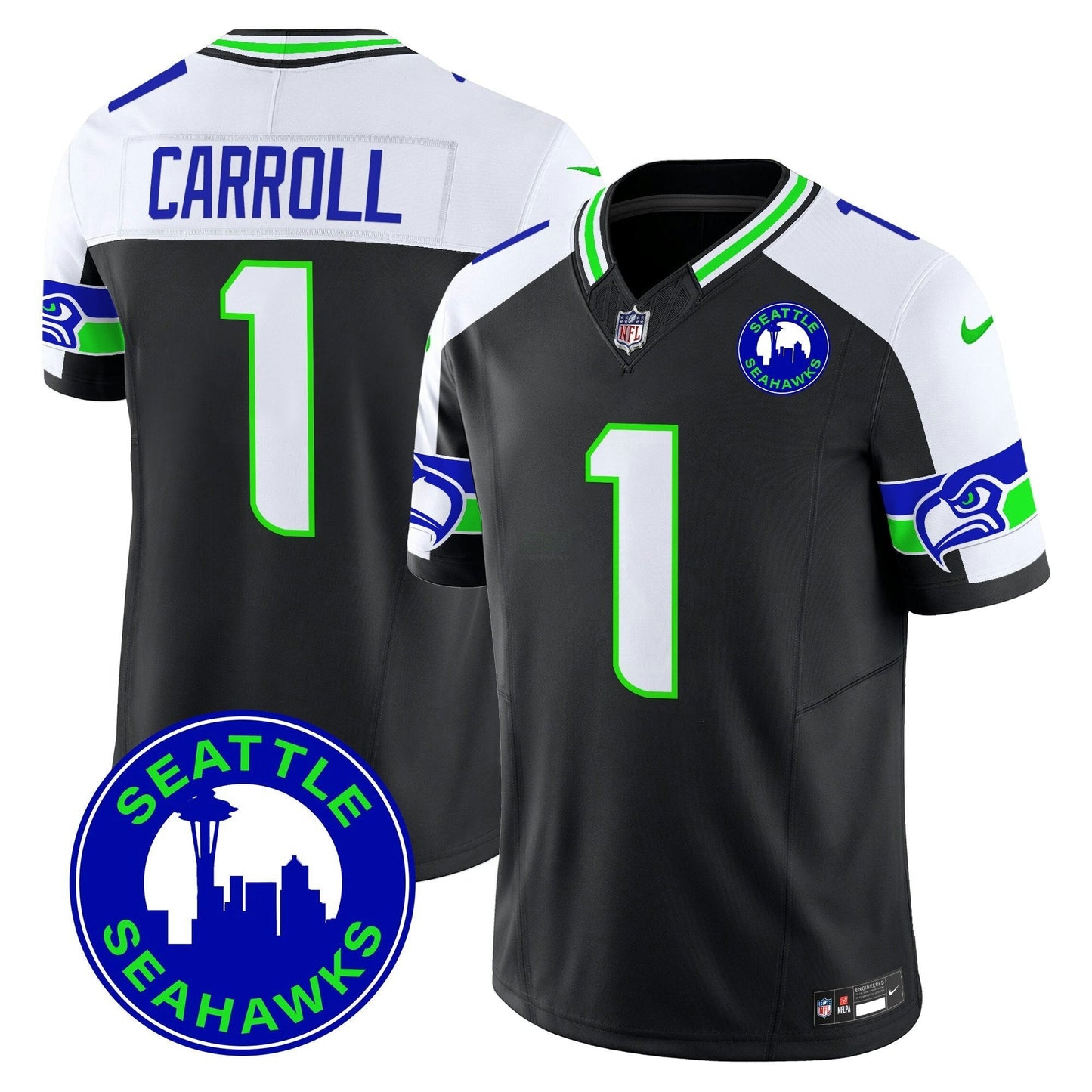 Camisa NFL Men’s 2025 Seattle City Patch Vapor Limited Jersey