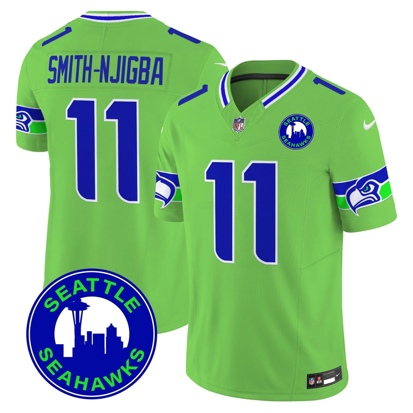 Camisa NFL Men’s 2025 Seattle City Patch Vapor Limited Jersey