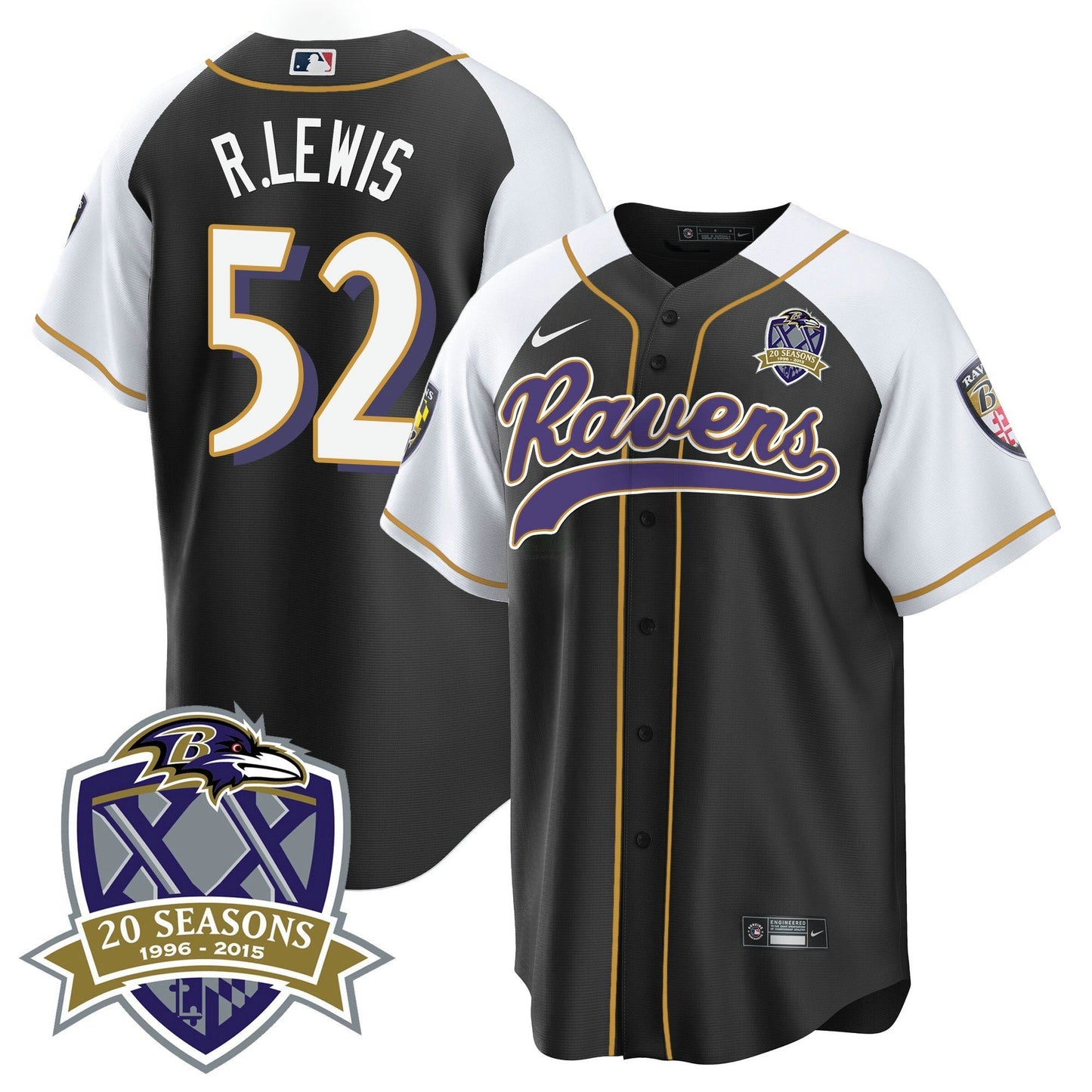 Camisa NFL Men’s 20th Season Patch Jersey