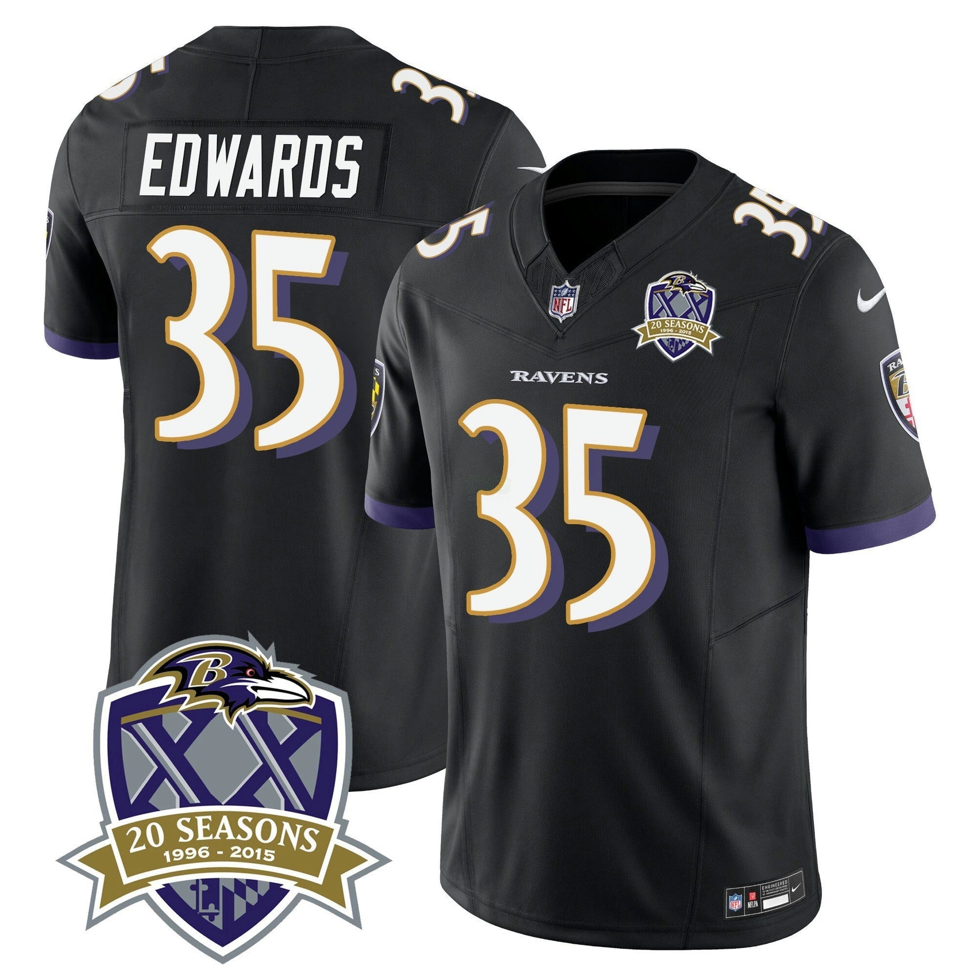 Camisa NFL Men’s 20th Season Patch Vapor Limited Jersey