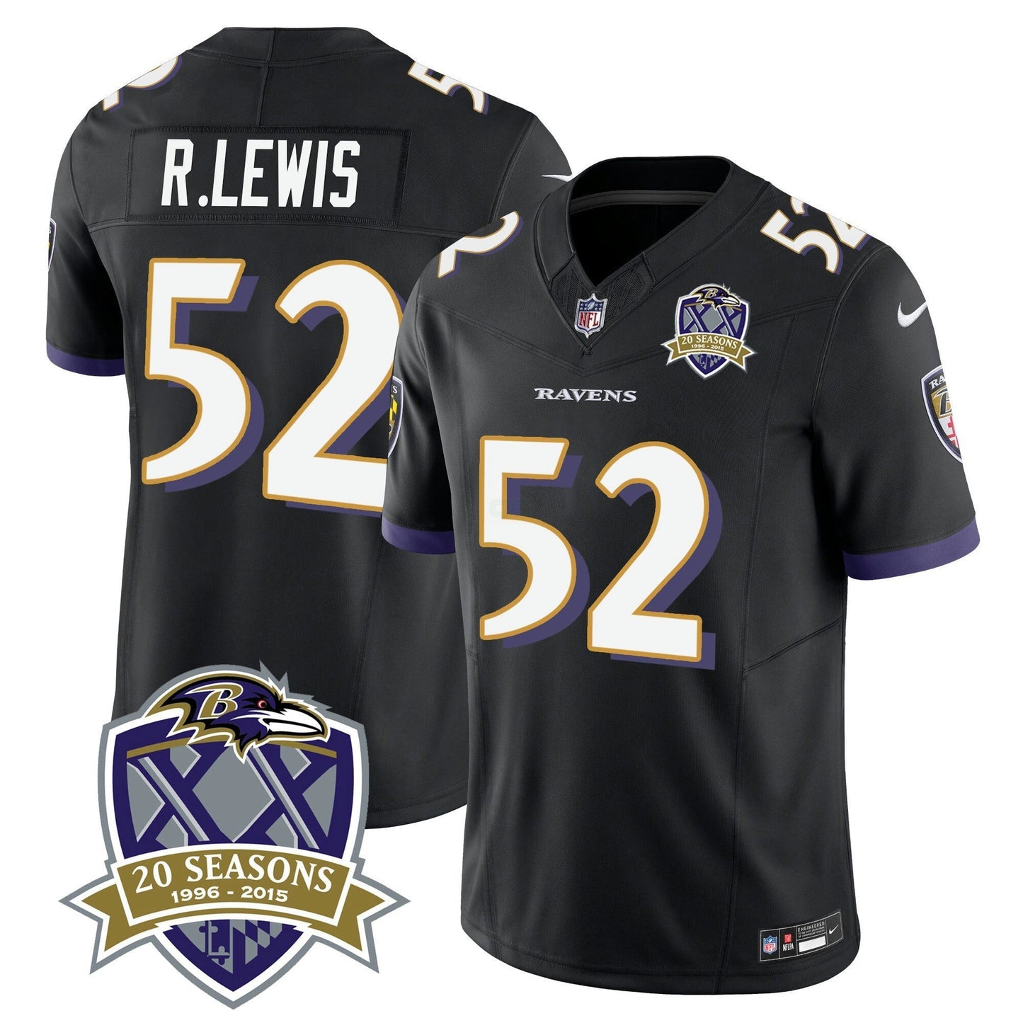 Camisa NFL Men’s 20th Season Patch Vapor Limited Jersey