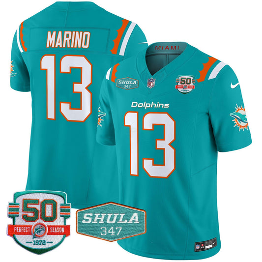 Camisa NFL Men’s 50th & Don Shula 347 Memorial Patch Vapor Limited Jersey