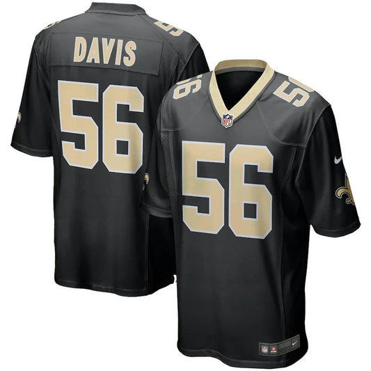 Camisa NFL Men’s #56 Demario Davis New Orleans Jersey