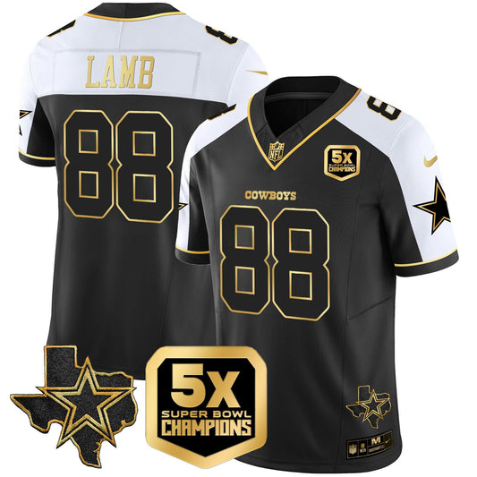 Camisa NFL Dallas Cowboys Men’s 5x Super Bowl Champions Vapor Limited Jersey
