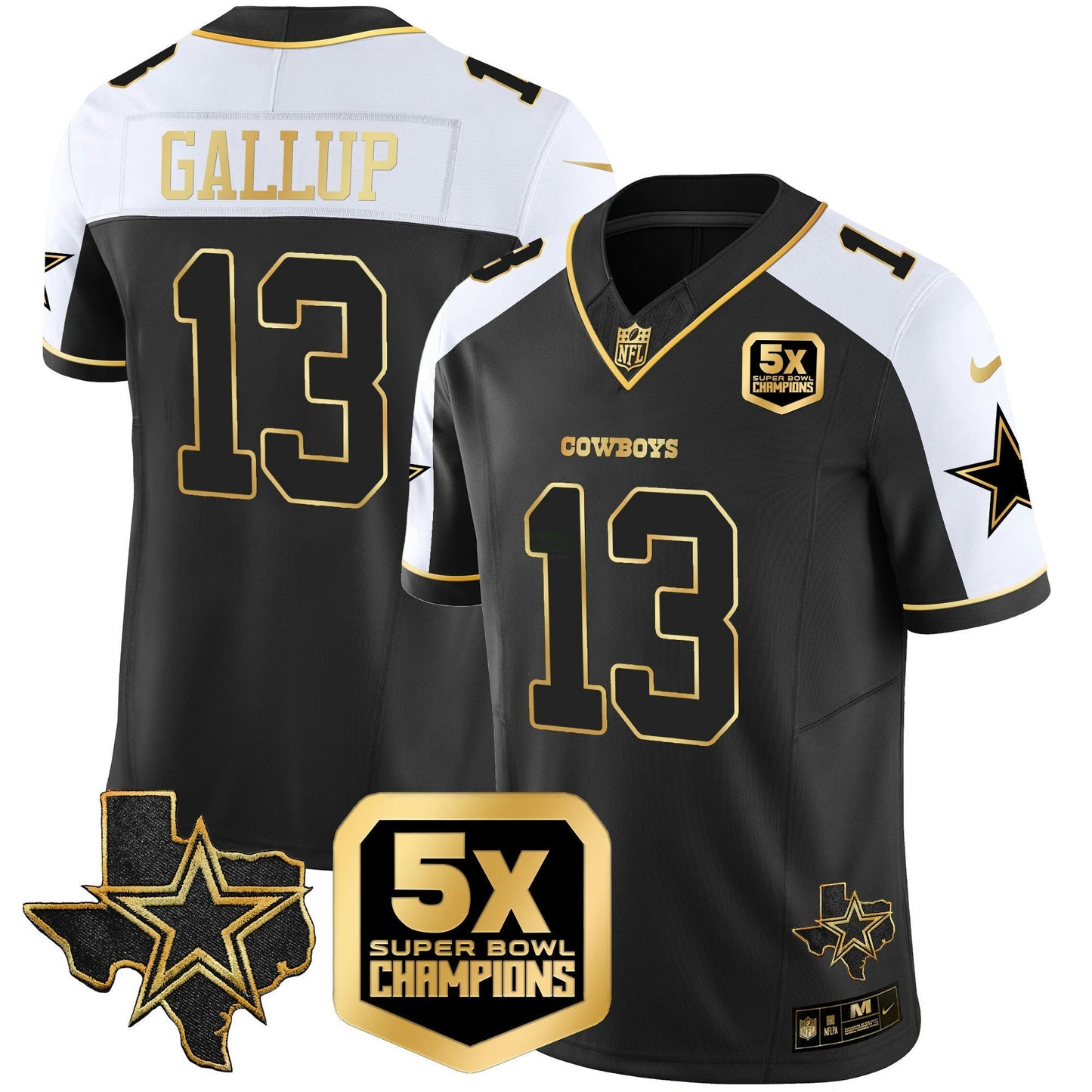 Camisa NFL Dallas Cowboys Men’s 5x Super Bowl Champions Vapor Limited Jersey
