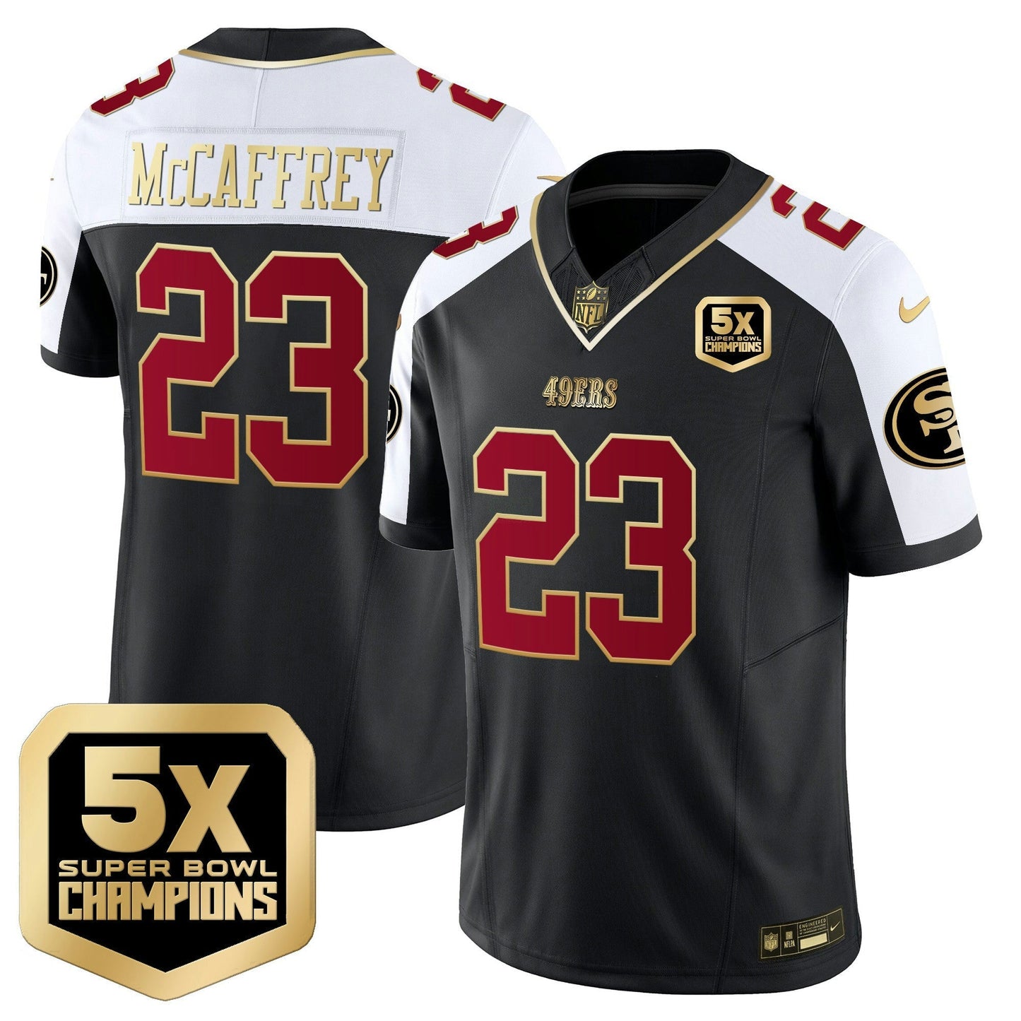 Camisa NFL San Francisco 49ers Men’s 5x Super Bowl Champions Vapor Limited Jersey