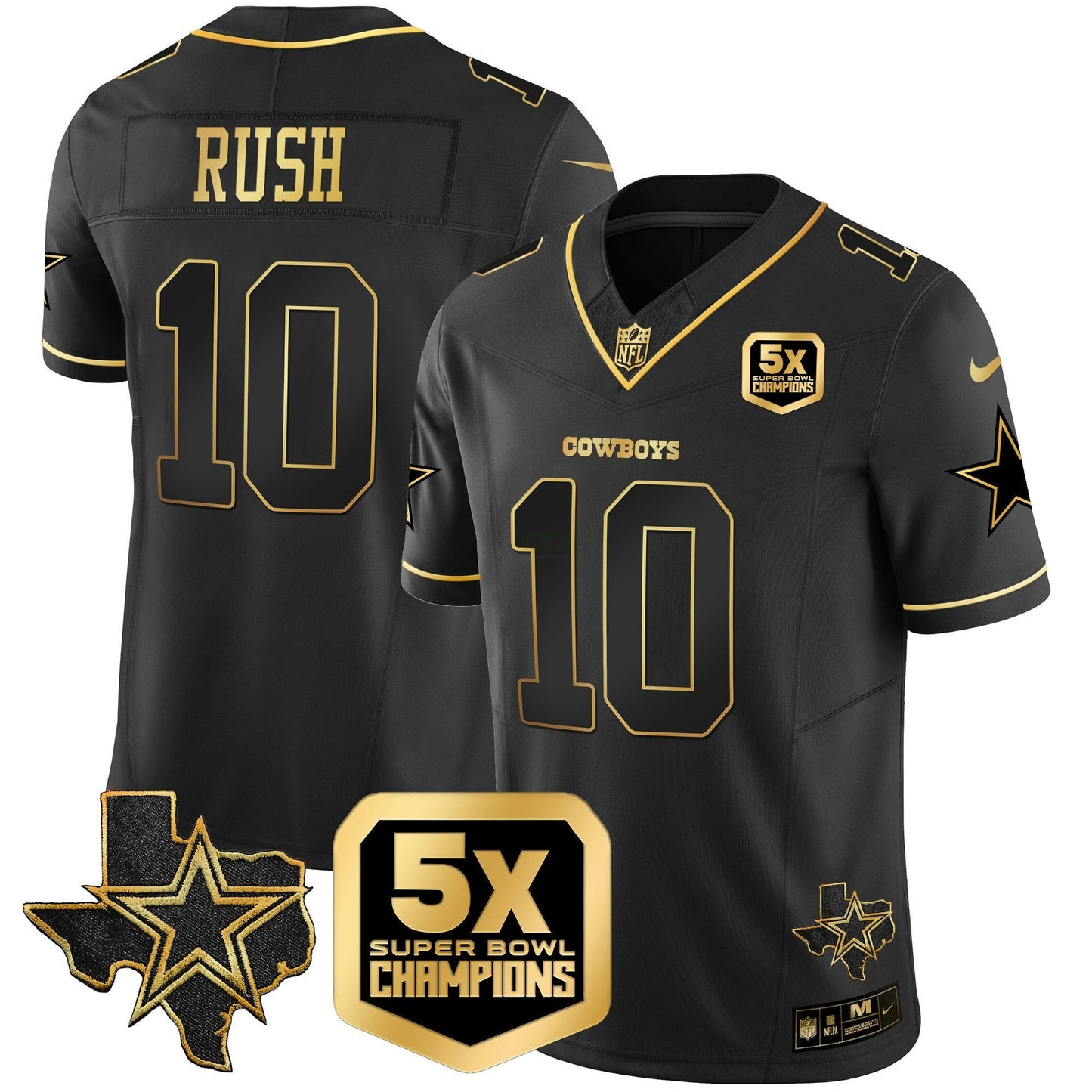Camisa NFL Dallas Cowboys Men’s 5x Super Bowl Champions Vapor Limited Jersey