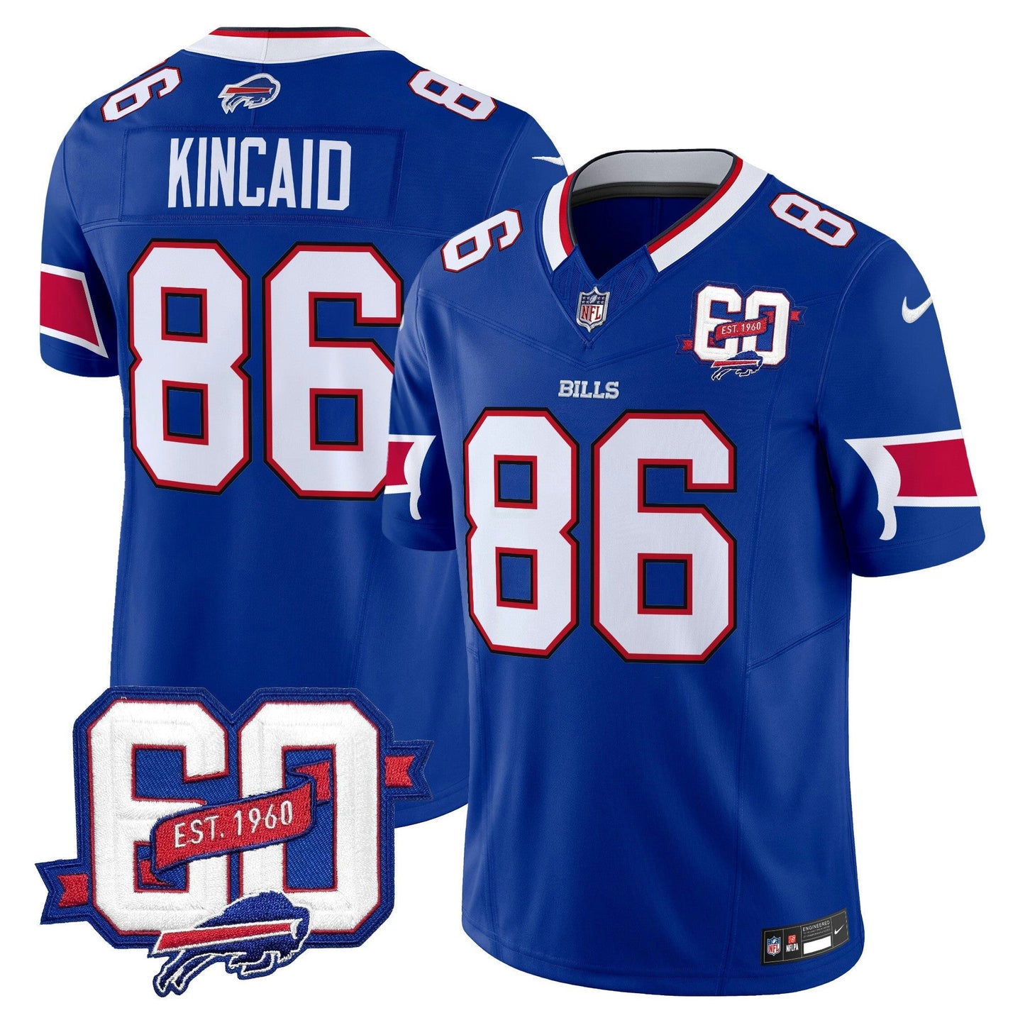 Camisa NFL Men’s 60th Anniversary Patch Vapor Limited Jersey