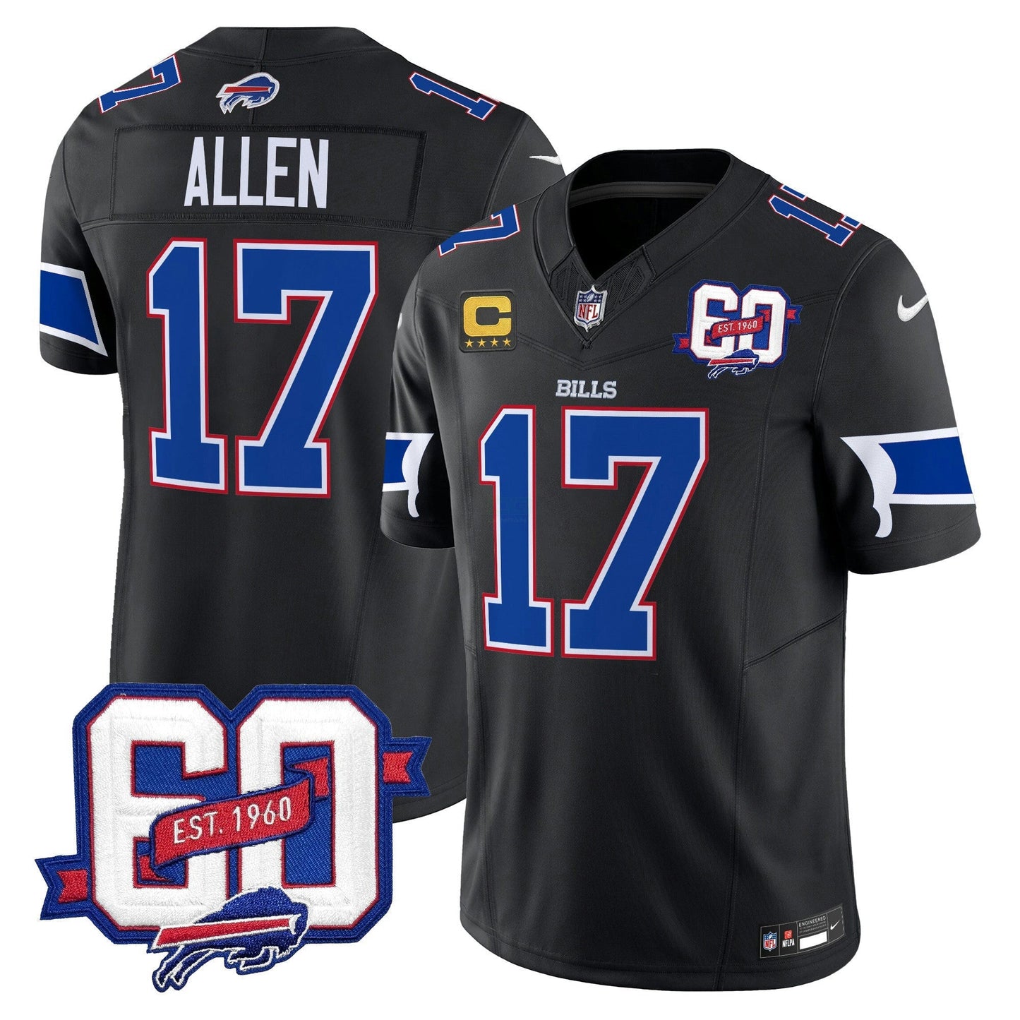 Camisa NFL Men’s 60th Anniversary Patch Vapor Limited Jersey