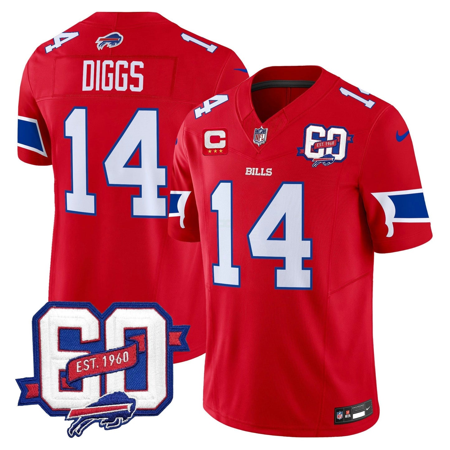 Camisa NFL Men’s 60th Anniversary Patch Vapor Limited Jersey