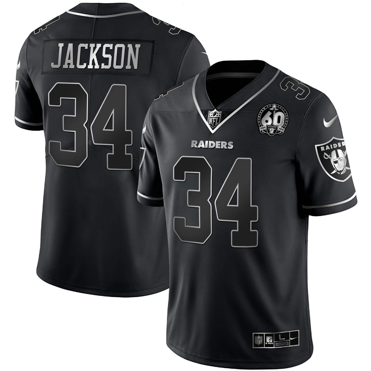 Camisa NFL Men’s 60th Season Patch Dourada & Split