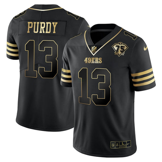 Camisa NFL Men’s 75th Anniversary Patch Vapor Dourada Jersey