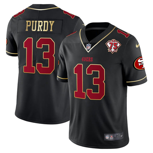 Camisa NFL Men’s 75th Anniversary Patch Vapor Dourada Trim Jersey V2