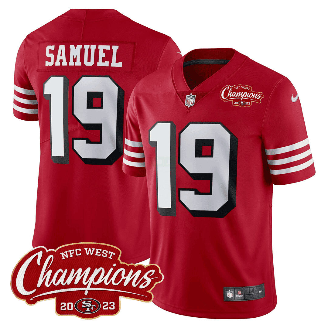 Camisa NFL Men’s 94 Throwback NFC West Champions Patch Jersey