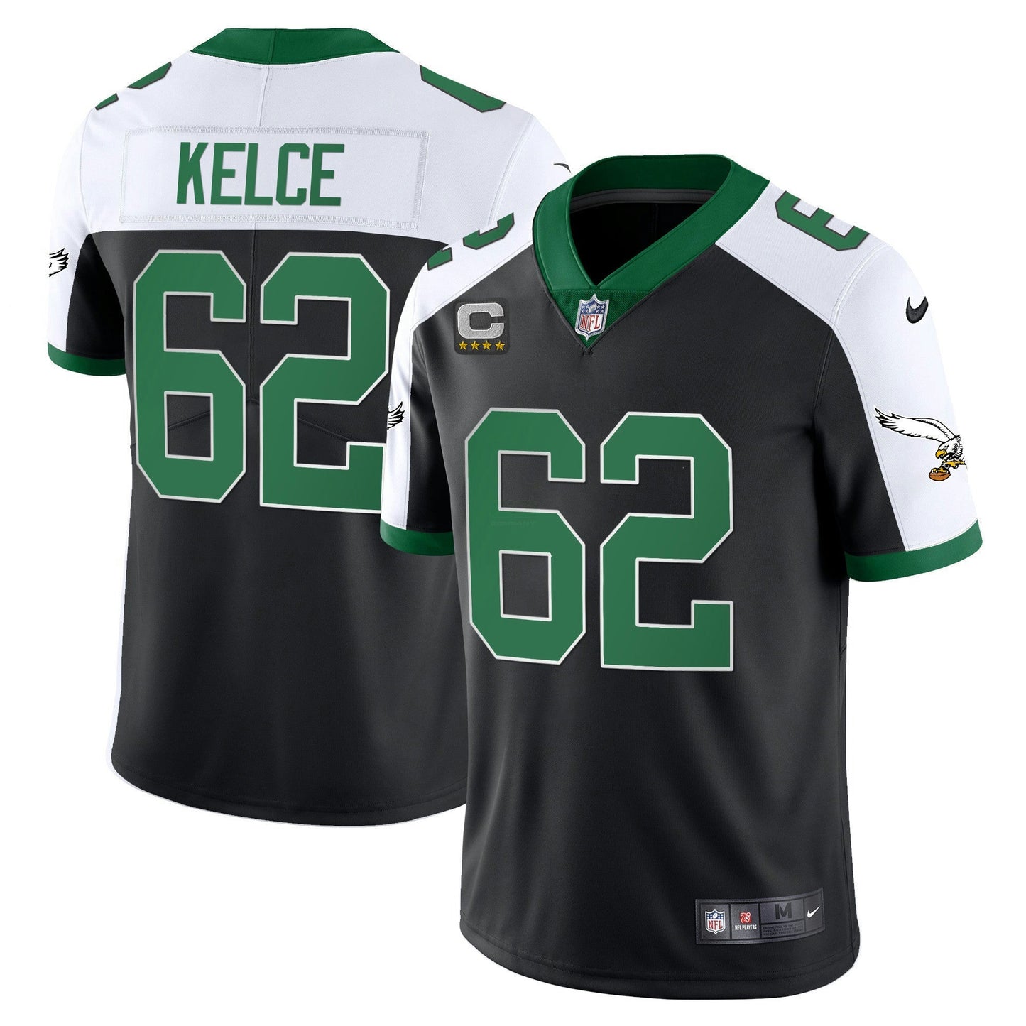 Camisa NFL Men’s Alternativa Kelly Green & Dourada Jersey