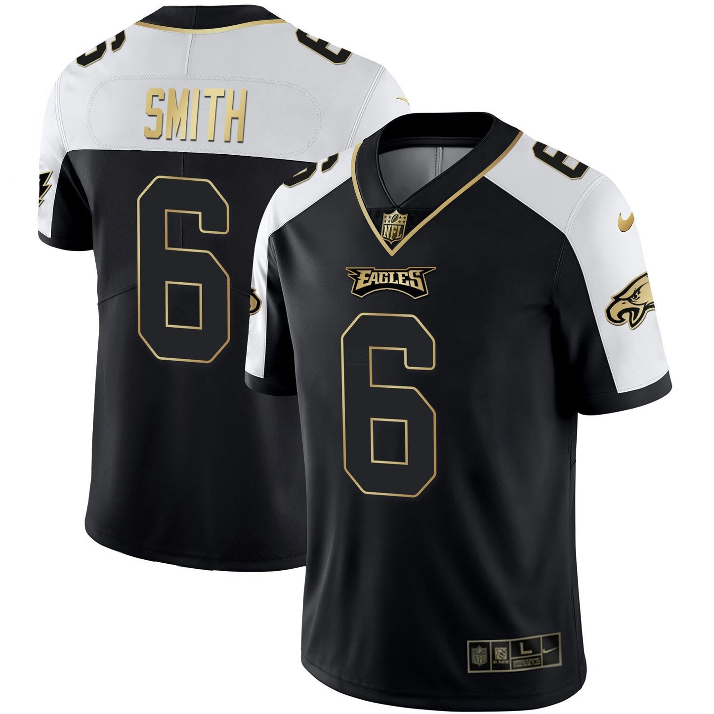 Camisa NFL Men’s Alternativa Vapor Preta Dourada Limited