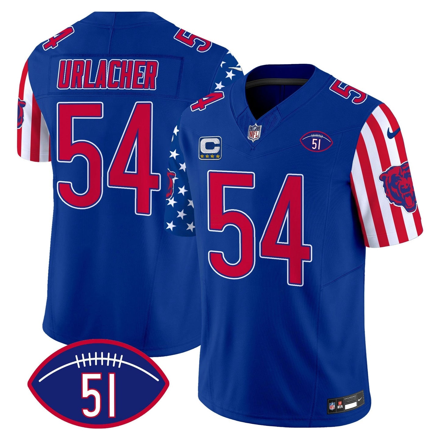 Camisa NFL Chicago Bears Men’s American Style Vapor Limited Jersey