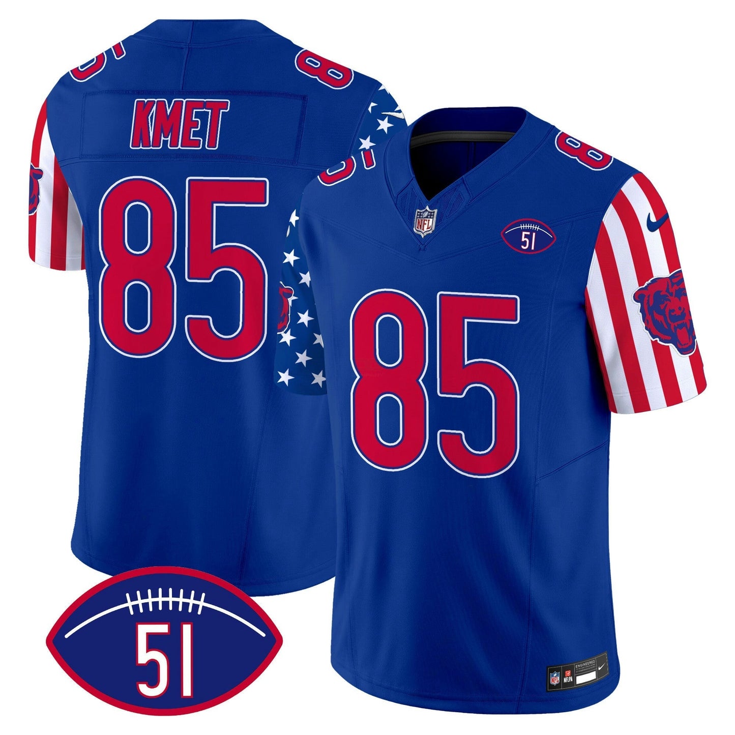 Camisa NFL Chicago Bears Men’s American Style Vapor Limited Jersey