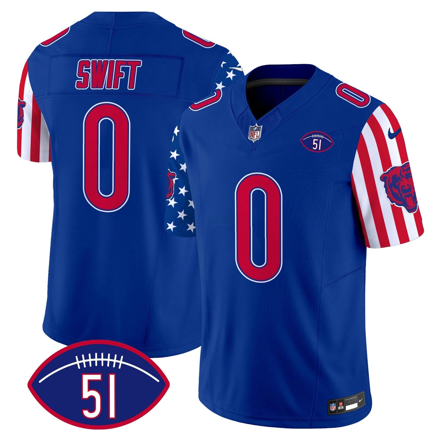 Camisa NFL Chicago Bears Men’s American Style Vapor Limited Jersey