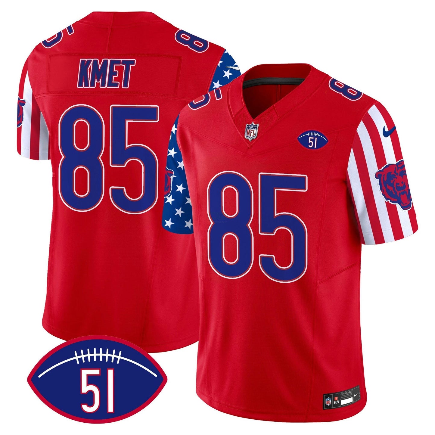 Camisa NFL Chicago Bears Men’s American Style Vapor Limited Jersey