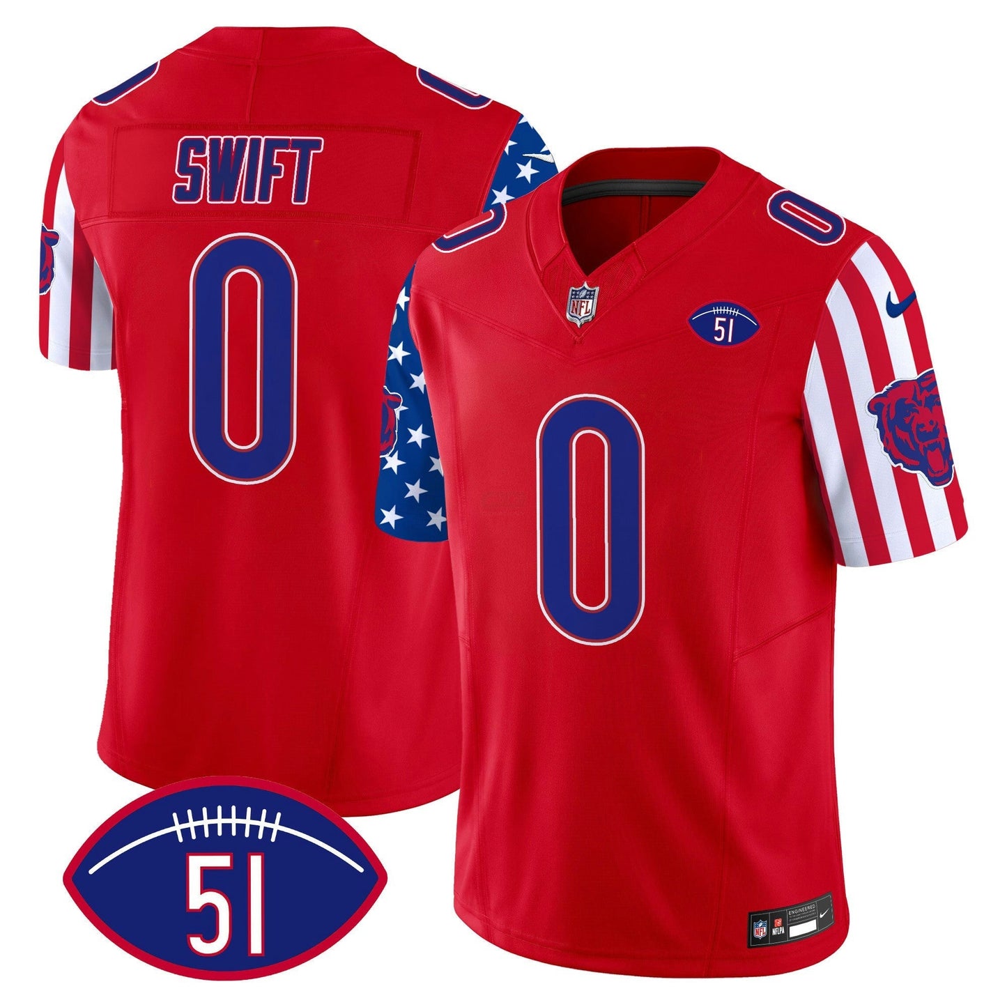 Camisa NFL Chicago Bears Men’s American Style Vapor Limited Jersey