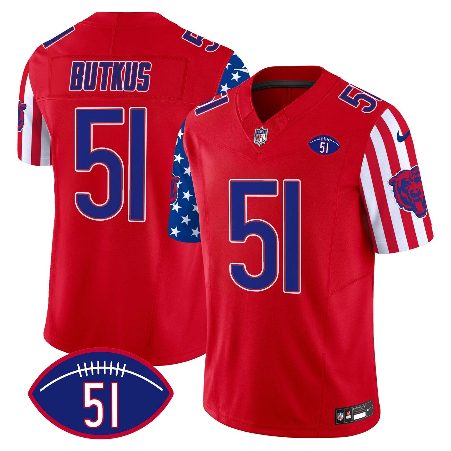 Camisa NFL Chicago Bears Men’s American Style Vapor Limited Jersey