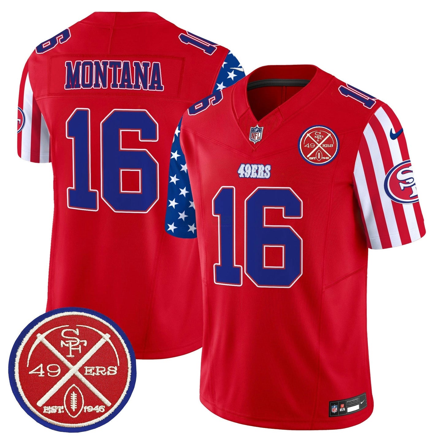 Camisa NFL San Francisco 49ers Men’s American Style Vapor Limited Jersey