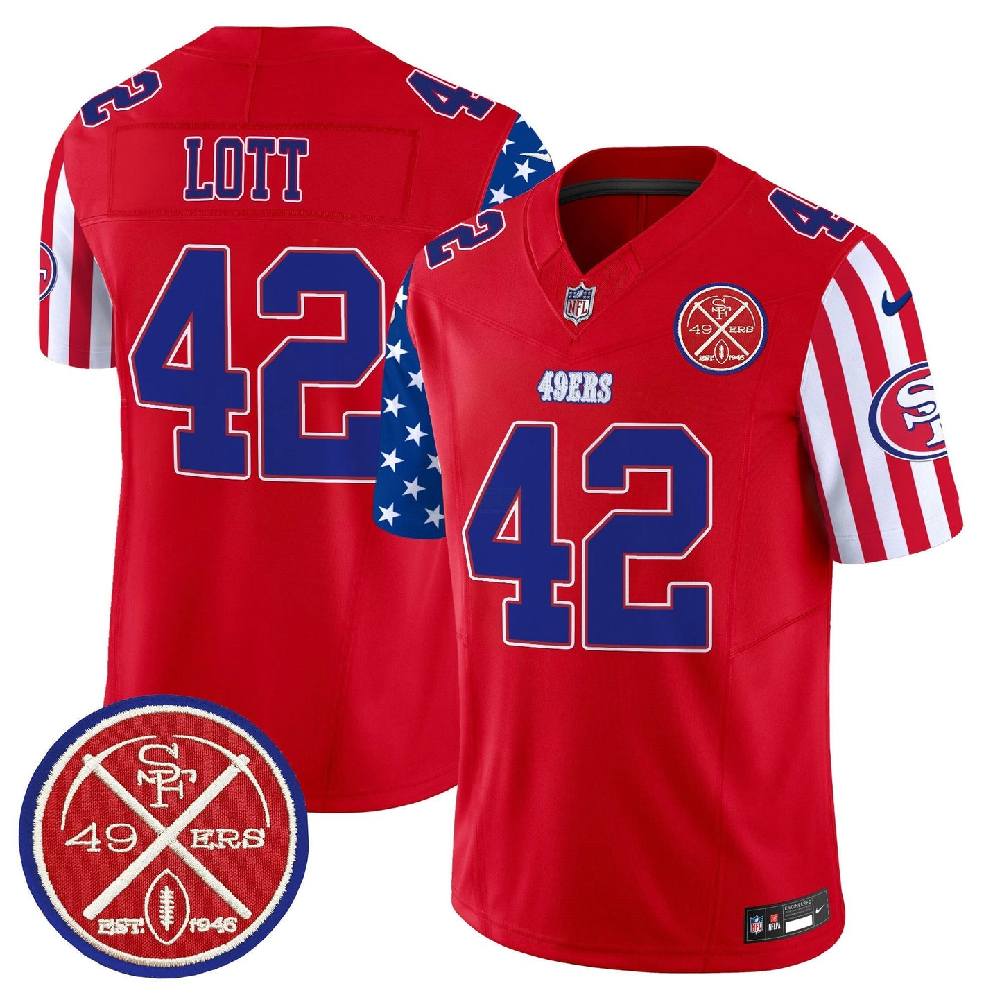Camisa NFL San Francisco 49ers Men’s American Style Vapor Limited Jersey