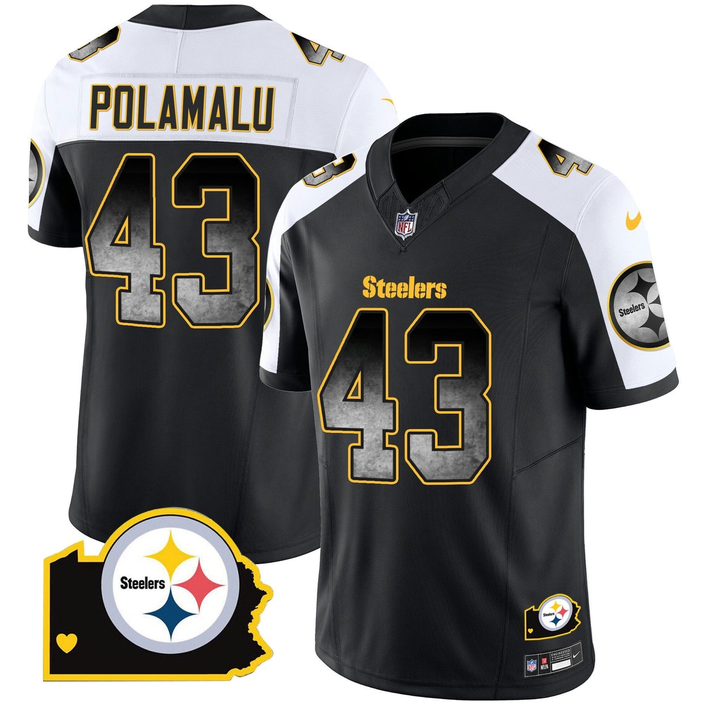 Camisa NFL Men’s Arch Smoke Home Patch Vapor Jersey
