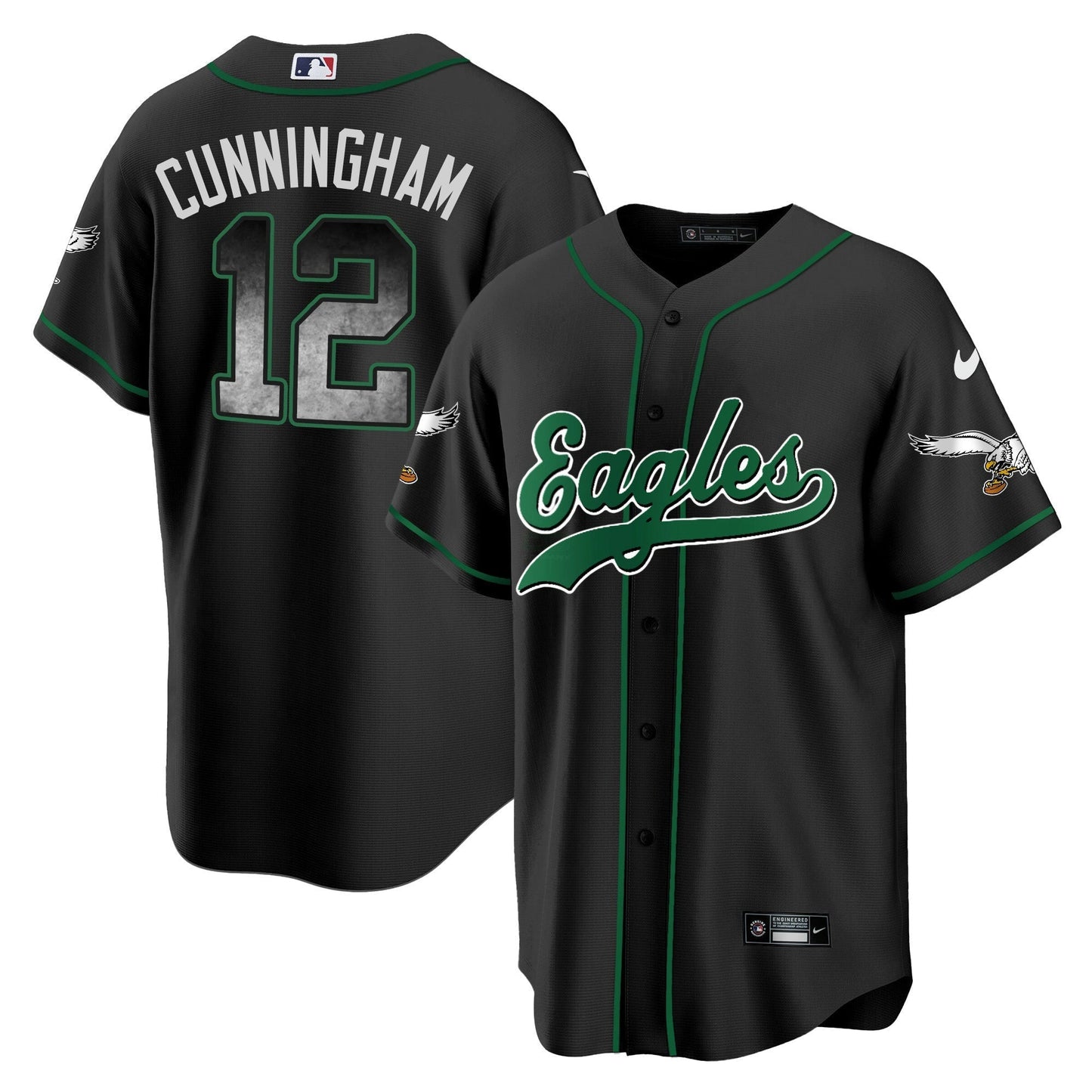 Camisa NFL Men’s Arch Smoke Kelly Green Jersey