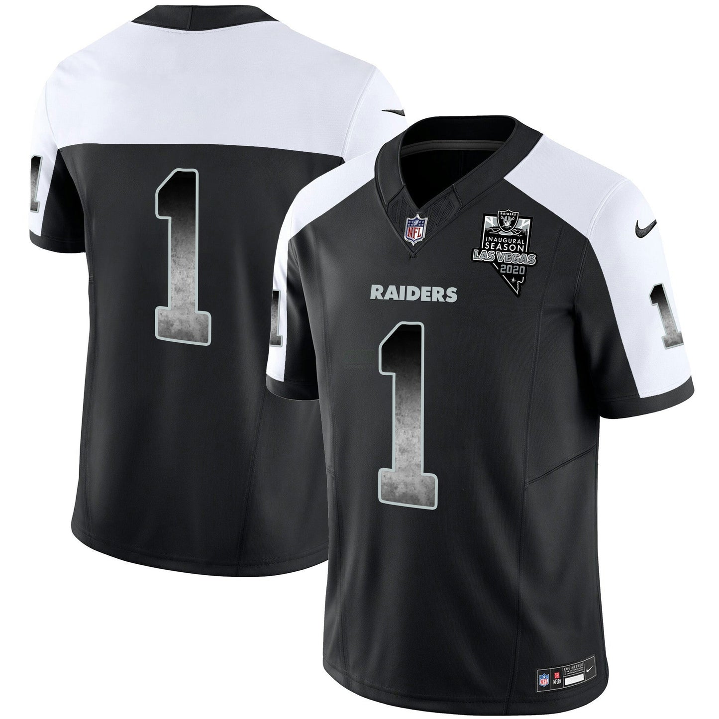 Camisa NFL Las Vegas Raiders Men’s Arch Smoke Vapor Jersey