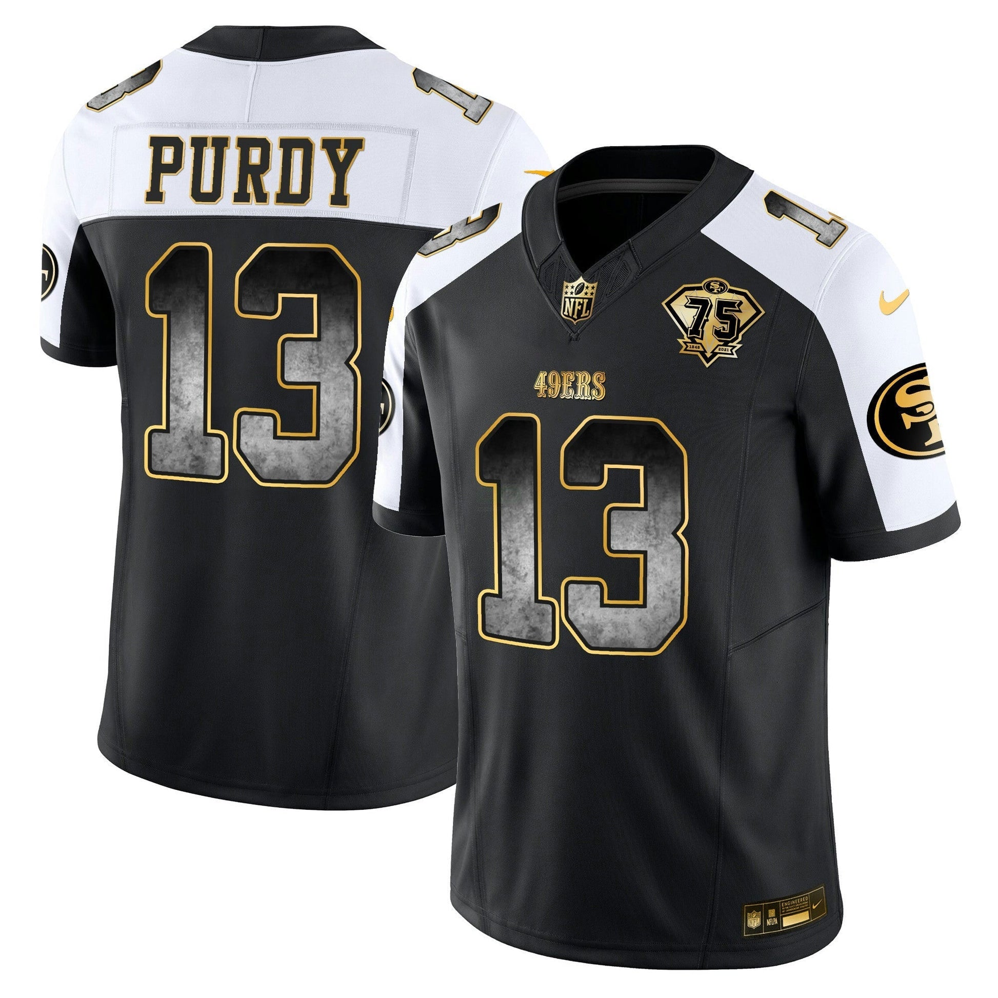 Camisa NFL San Francisco 49ers Men’s Arch Smoke Vapor Jersey
