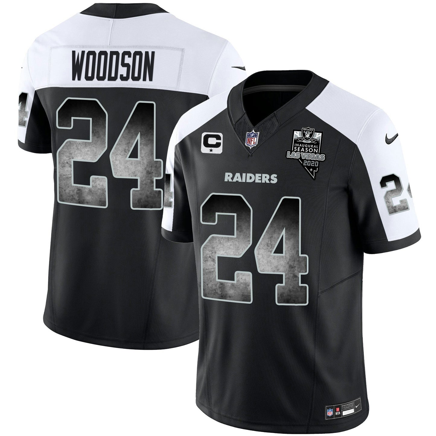 Camisa NFL Las Vegas Raiders Men’s Arch Smoke Vapor Jersey