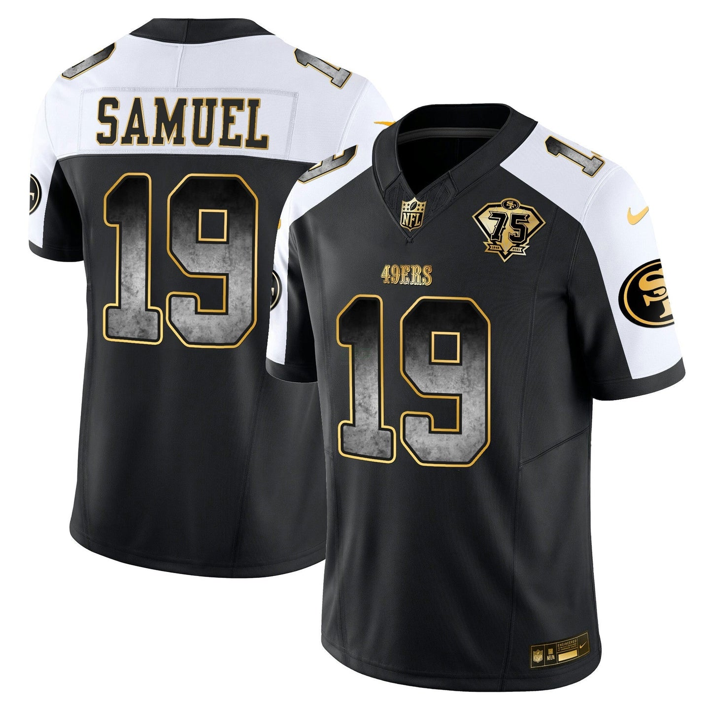 Camisa NFL San Francisco 49ers Men’s Arch Smoke Vapor Jersey