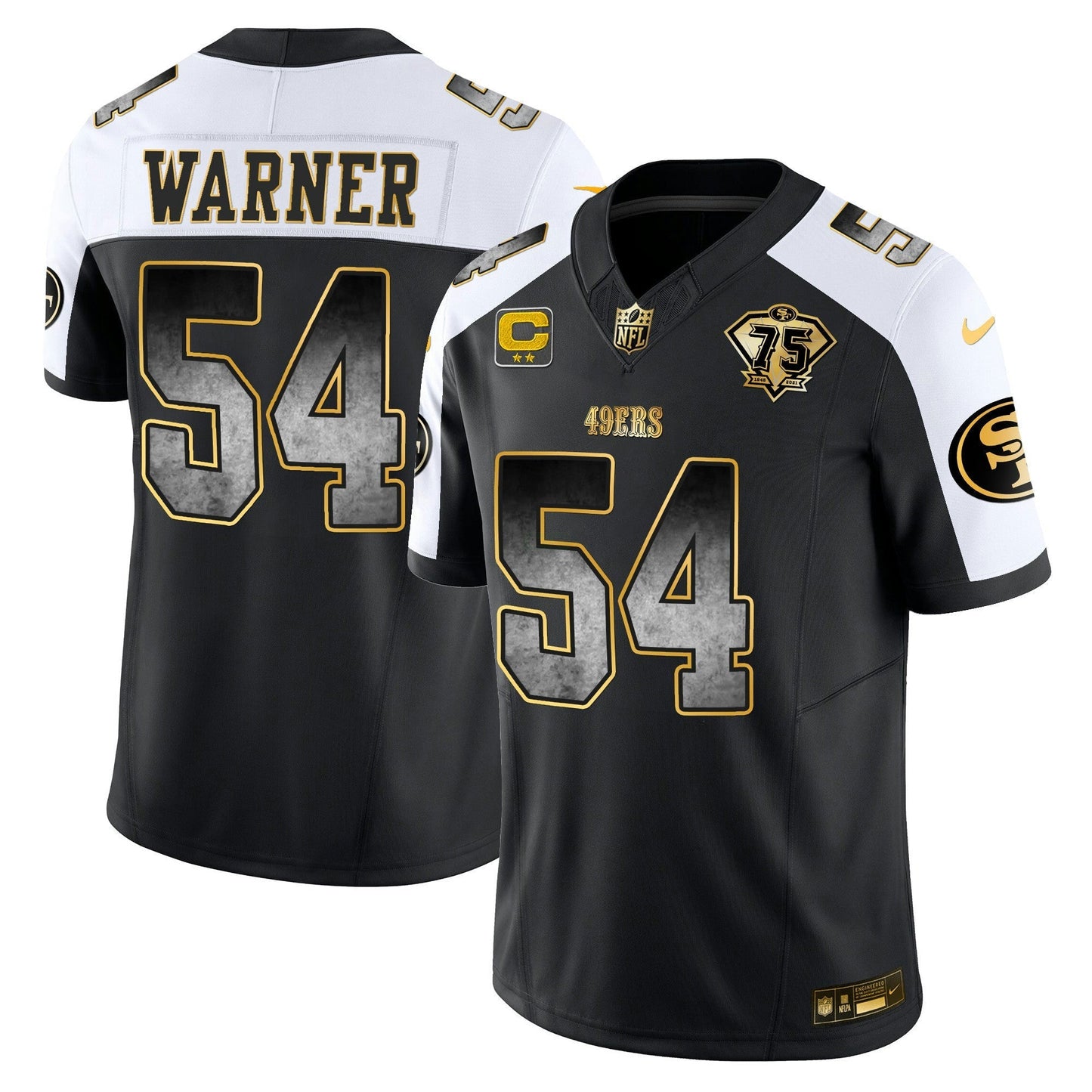 Camisa NFL San Francisco 49ers Men’s Arch Smoke Vapor Jersey