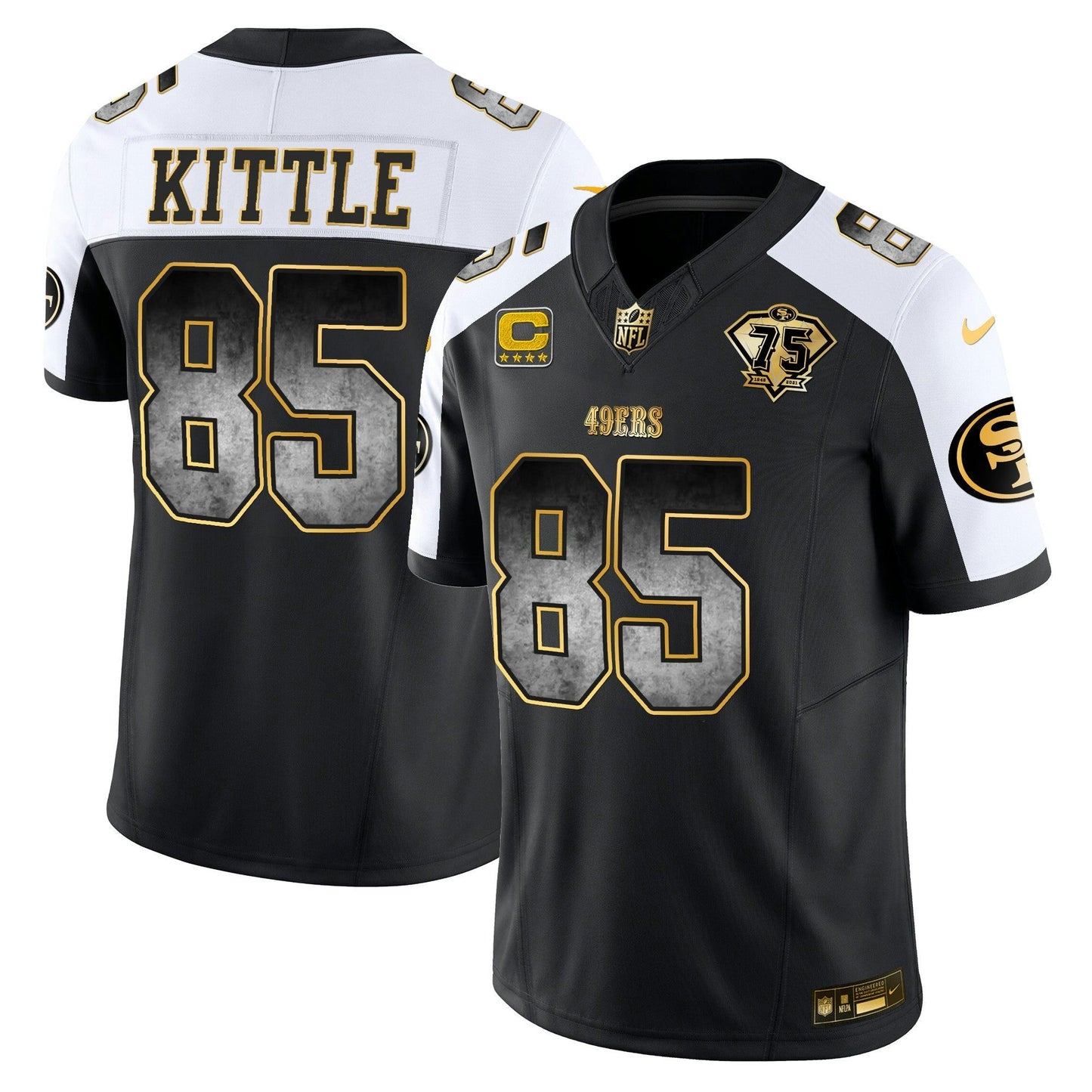Camisa NFL San Francisco 49ers Men’s Arch Smoke Vapor Jersey