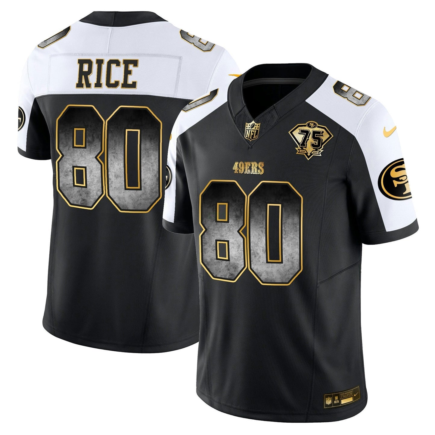 Camisa NFL San Francisco 49ers Men’s Arch Smoke Vapor Jersey