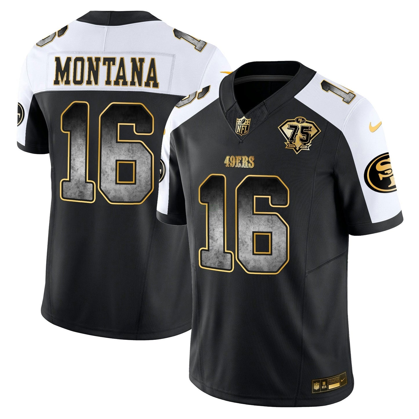 Camisa NFL San Francisco 49ers Men’s Arch Smoke Vapor Jersey