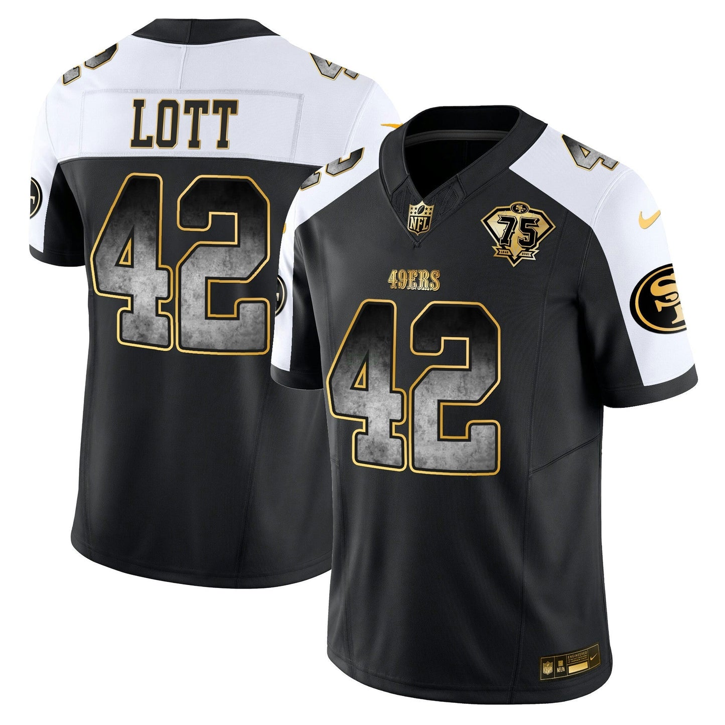 Camisa NFL San Francisco 49ers Men’s Arch Smoke Vapor Jersey