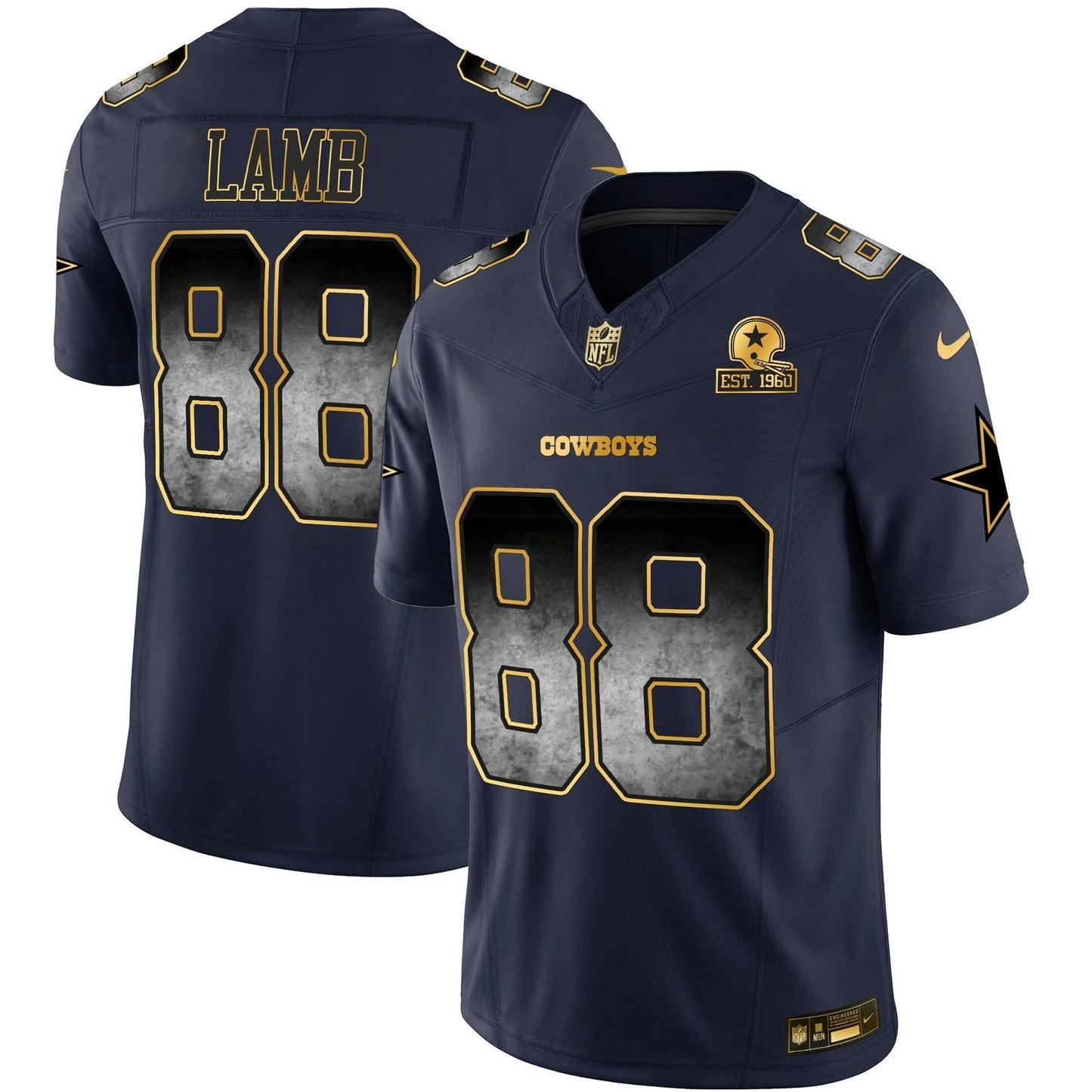 Camisa NFL Dallas Cowboys Men’s Arch Smoke Vapor Jersey