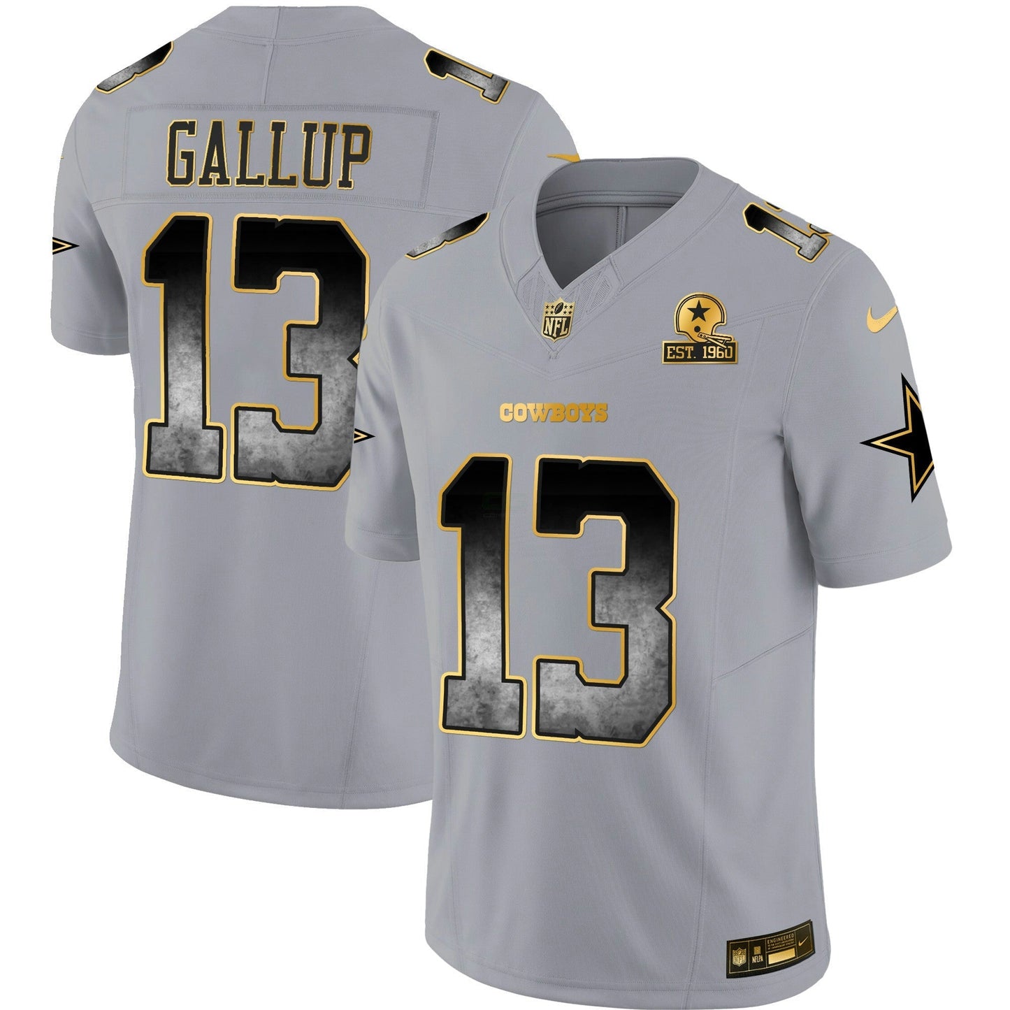 Camisa NFL Dallas Cowboys Men’s Arch Smoke Vapor Jersey