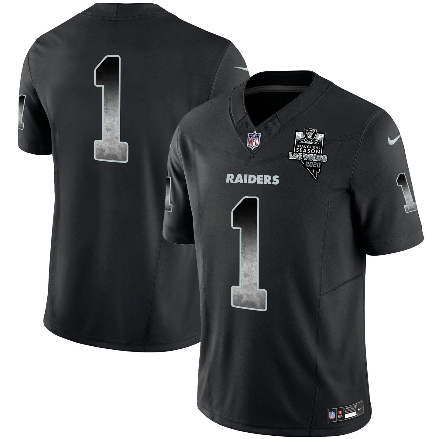 Camisa NFL Las Vegas Raiders Men’s Arch Smoke Vapor Jersey