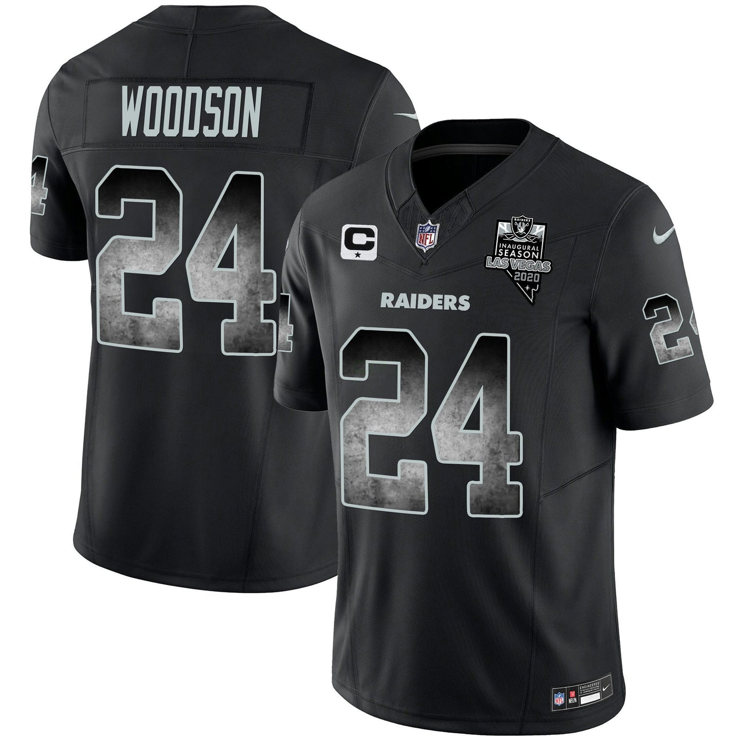 Camisa NFL Las Vegas Raiders Men’s Arch Smoke Vapor Jersey