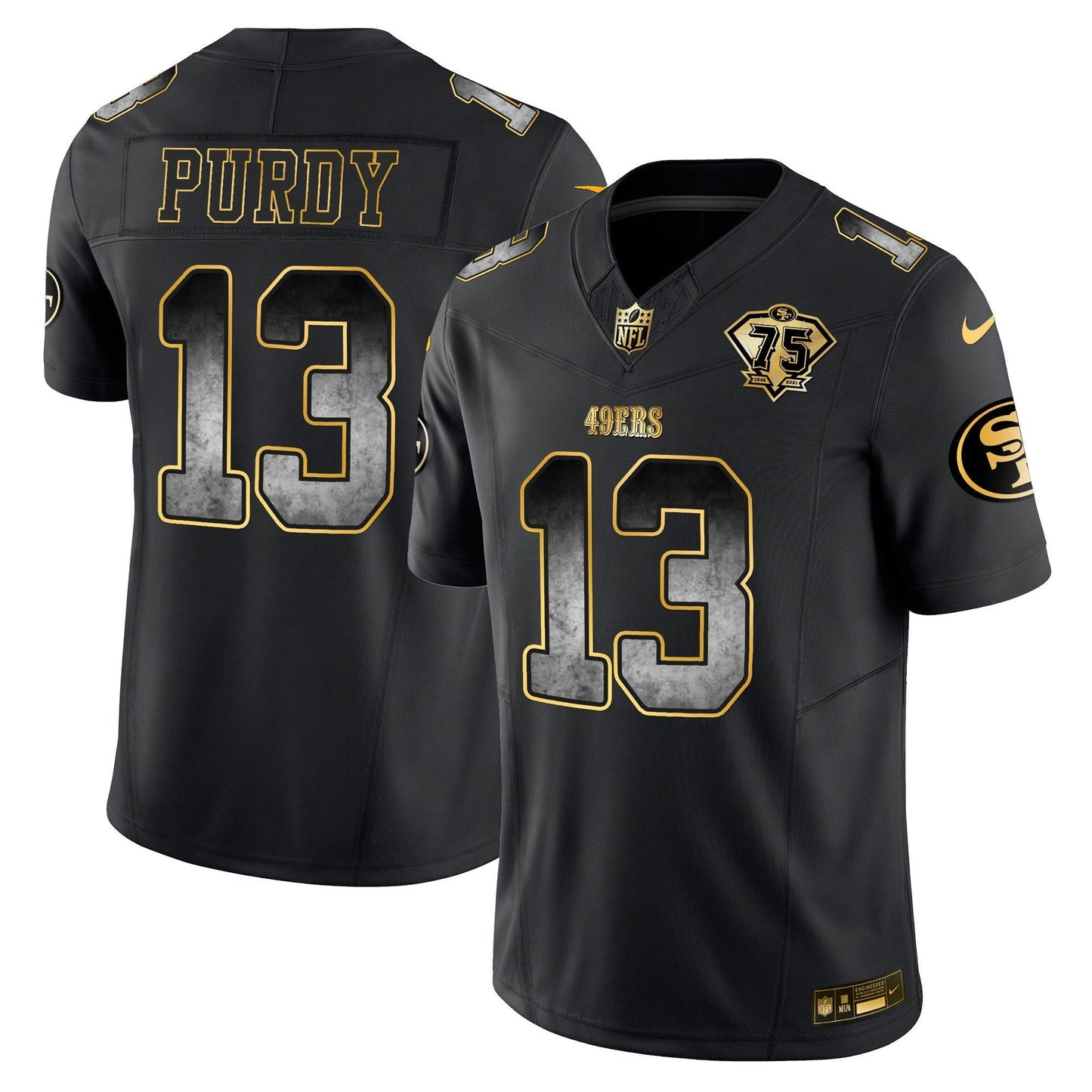 Camisa NFL San Francisco 49ers Men’s Arch Smoke Vapor Jersey