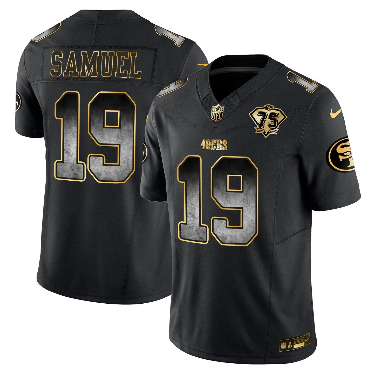Camisa NFL San Francisco 49ers Men’s Arch Smoke Vapor Jersey