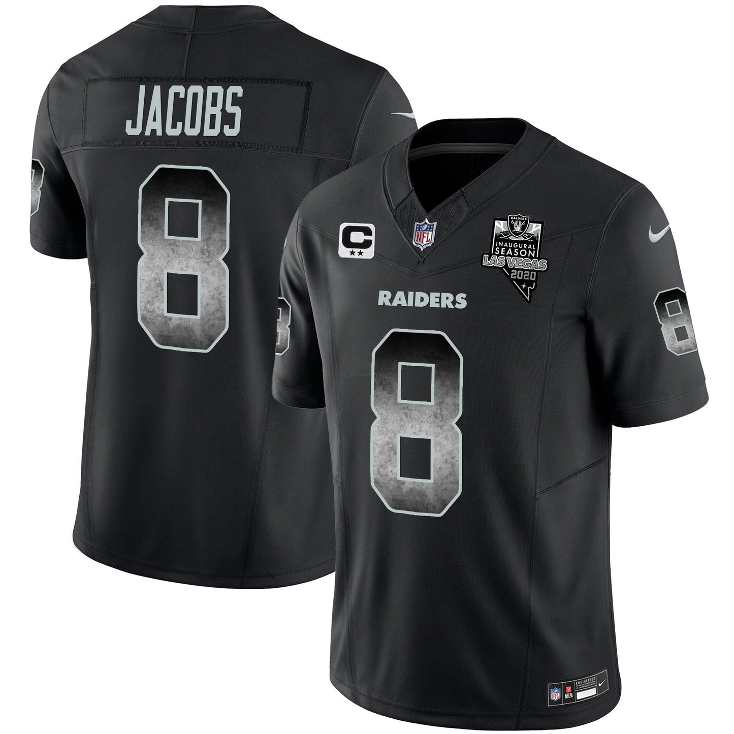 Camisa NFL Las Vegas Raiders Men’s Arch Smoke Vapor Jersey