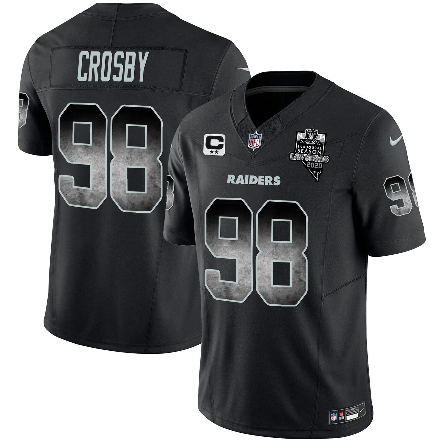 Camisa NFL Las Vegas Raiders Men’s Arch Smoke Vapor Jersey