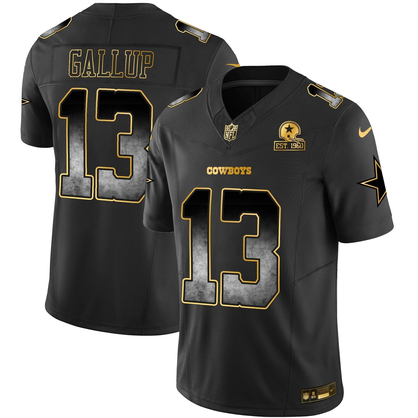 Camisa NFL Dallas Cowboys Men’s Arch Smoke Vapor Jersey